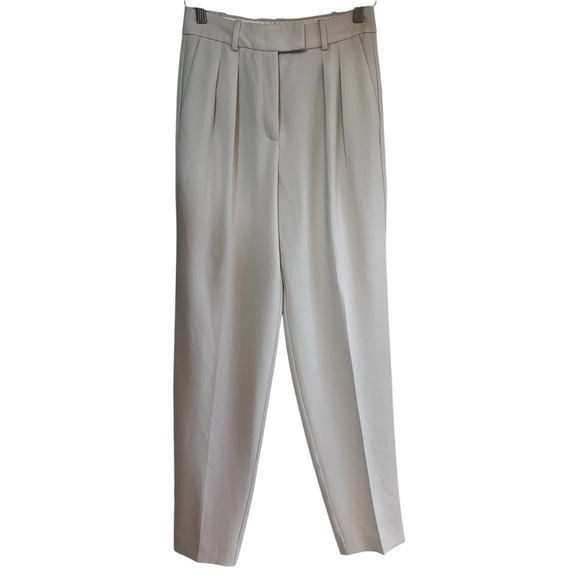 Babaton Pants - Babaton Cream Pleated Pants
